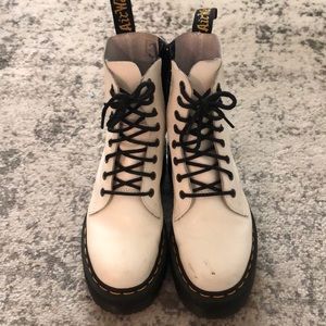 White Platform Dr. Martens